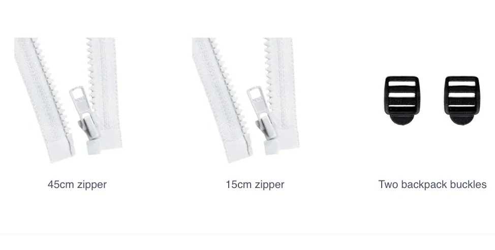 Ryggsäckspanel Zebra TRYCKS PÅ BESTÄLLNING