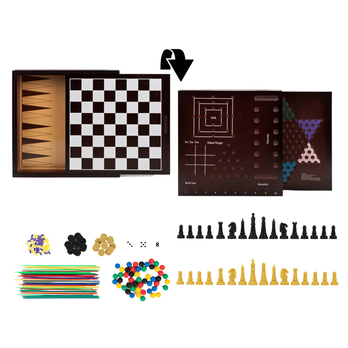 Set de 10 Juegos de Mesa