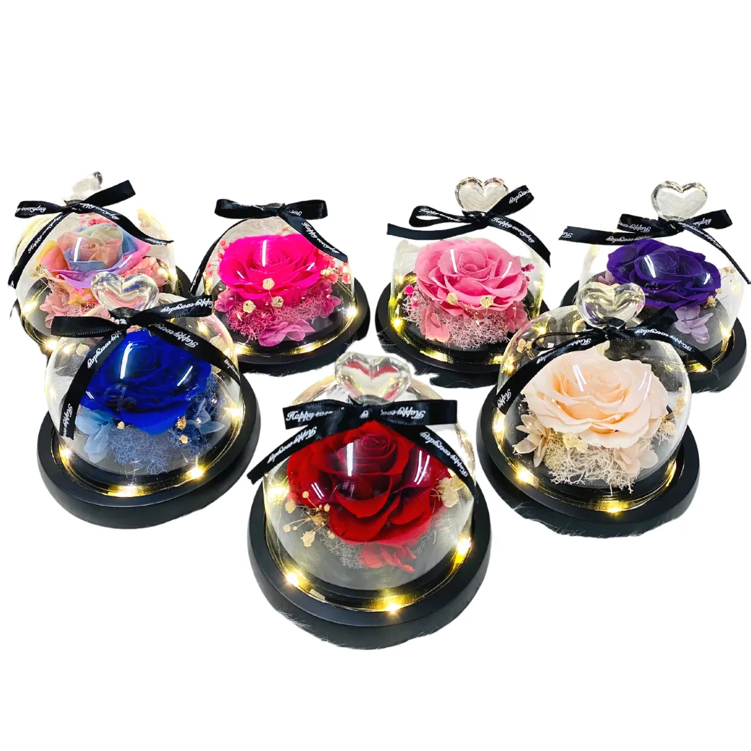 Single Preserved Rose - Small | Classic Red