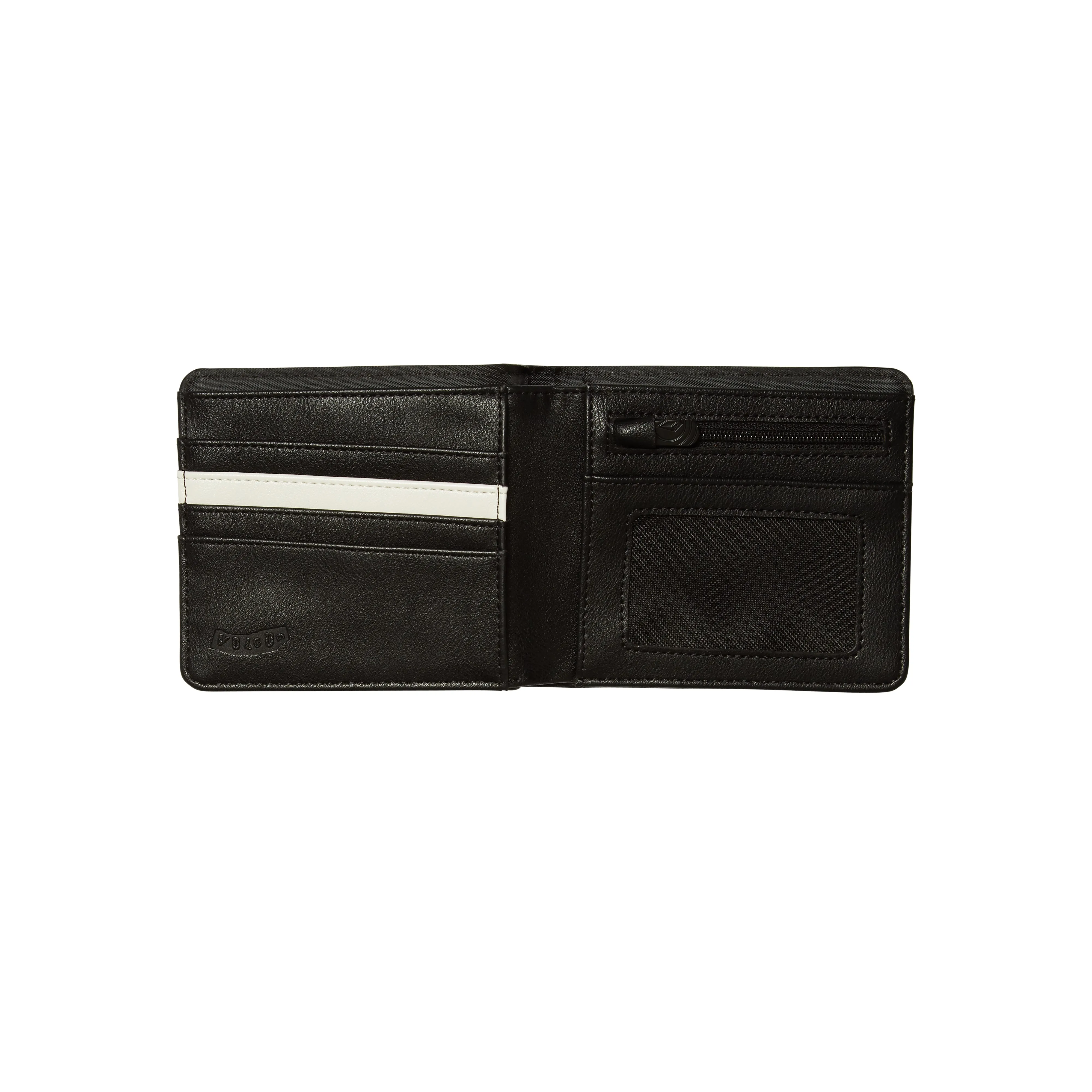 Slim Stone PU Wallet L Black