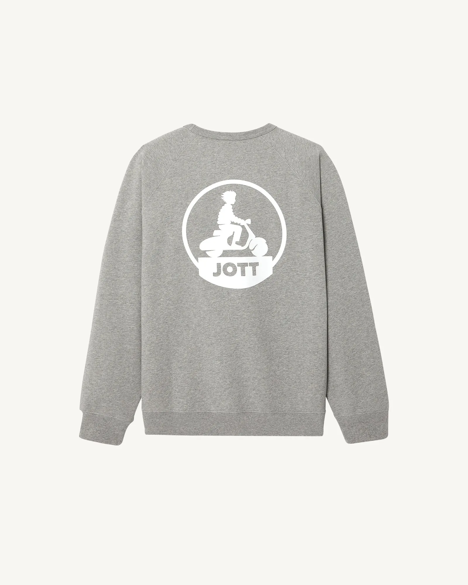 Sweat homme en coton biologique Gris chiné Camino