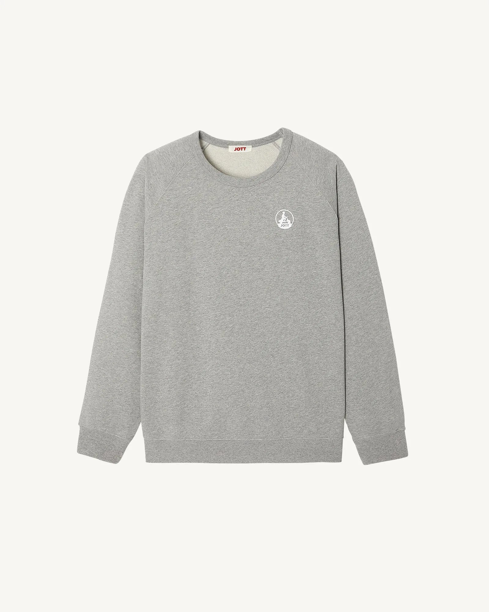 Sweat homme en coton biologique Gris chiné Camino