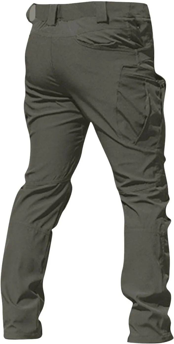 Tactical Pants for Men Ripstop Cargo Water Resistant Hiking Pants Relaxed Fit Stretch Quick Dry Work Pant Multi Pockets