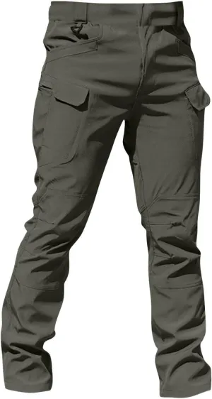 Tactical Pants for Men Ripstop Cargo Water Resistant Hiking Pants Relaxed Fit Stretch Quick Dry Work Pant Multi Pockets