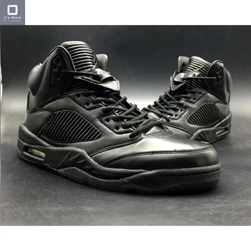 Tenis Jordan 5 Premium triple negro