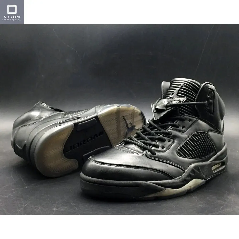 Tenis Jordan 5 Premium triple negro