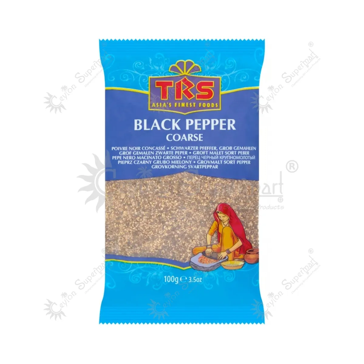 TRS Black Pepper Coarse 100g