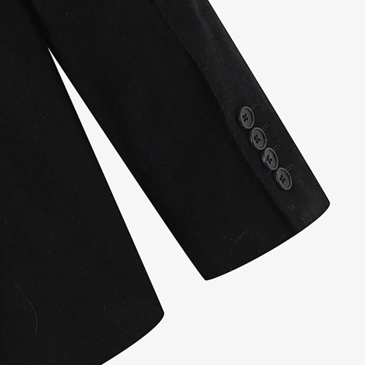 Veste blazer Henri en velours noire