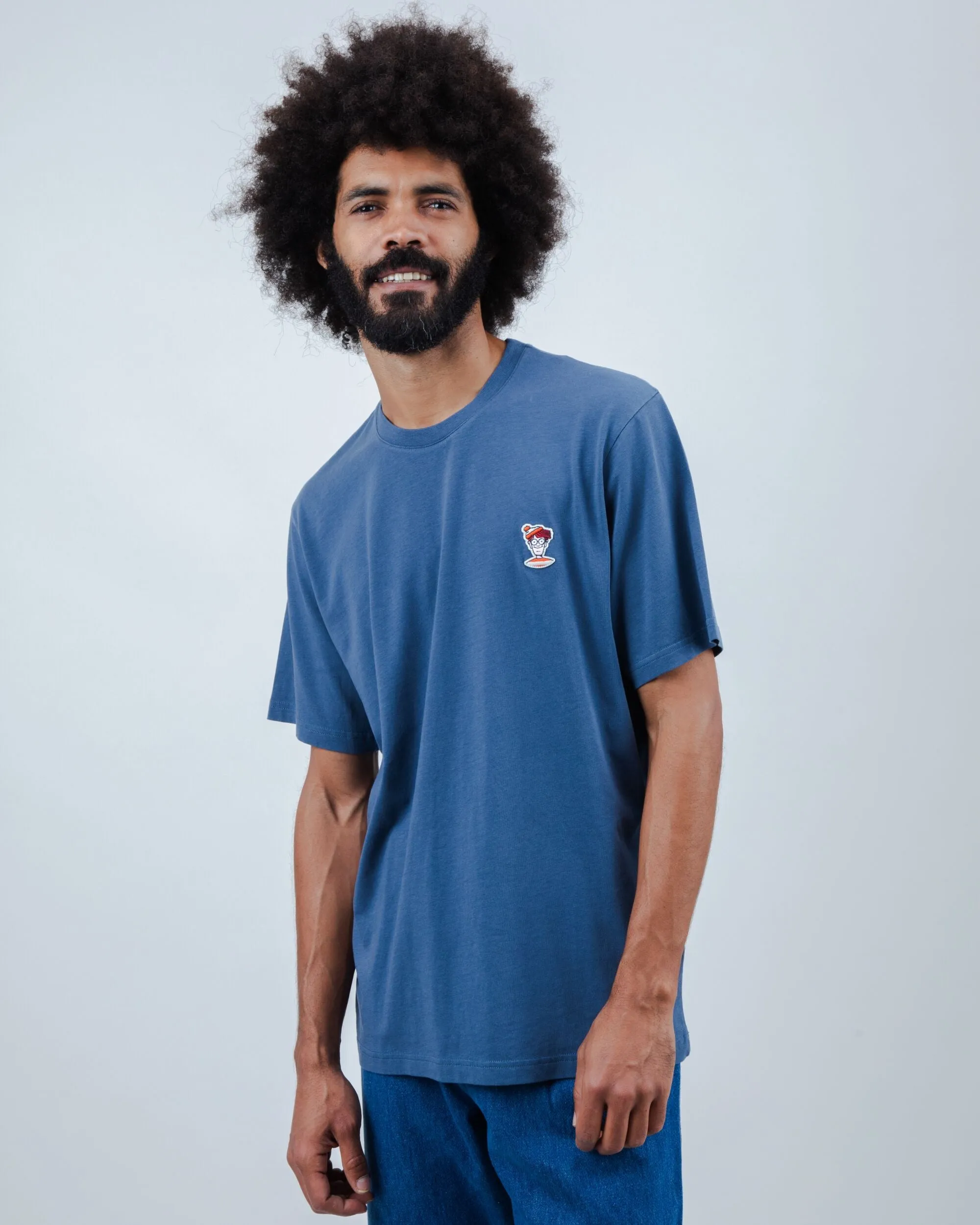 Where is Wally Patch T-shirt Blue