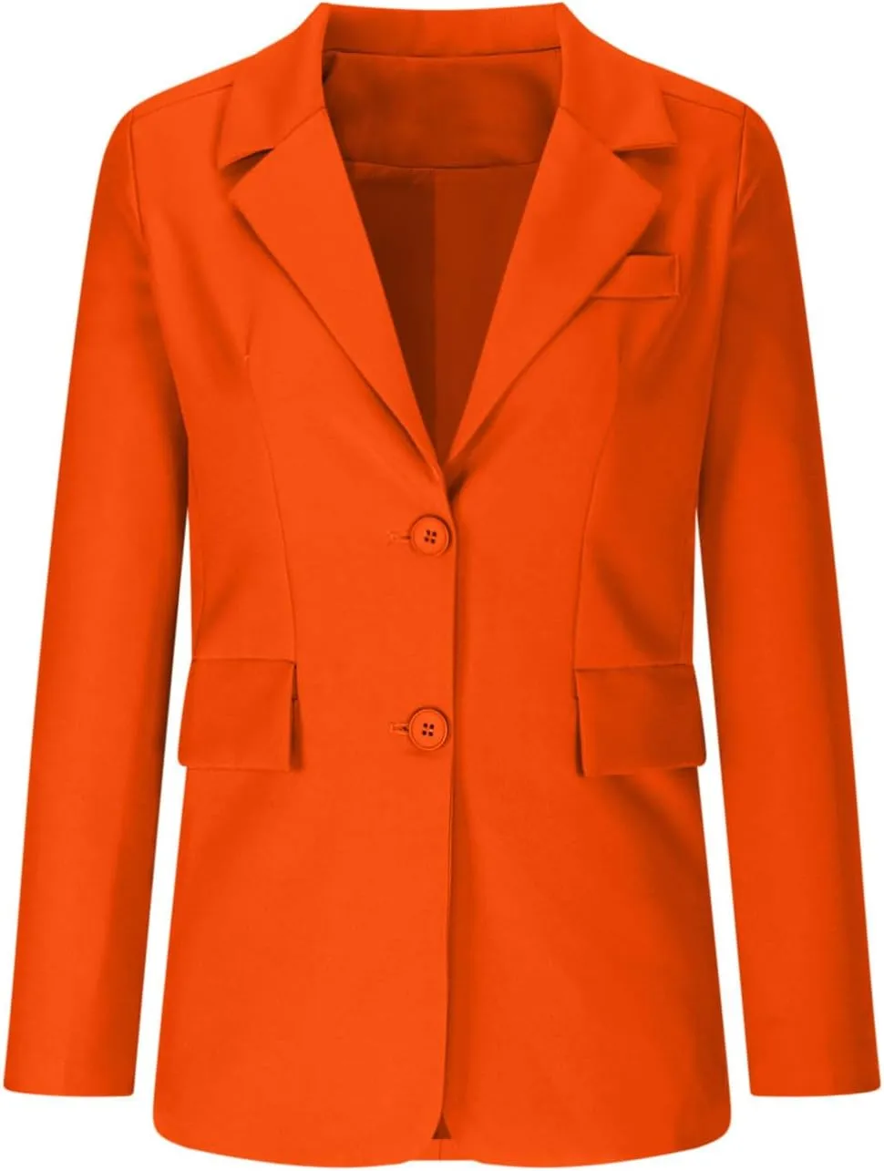 Women Business Casual Blazer with Lined,Professional Work Suit Jacket with Pockets??Long Sleeve Button Open Front