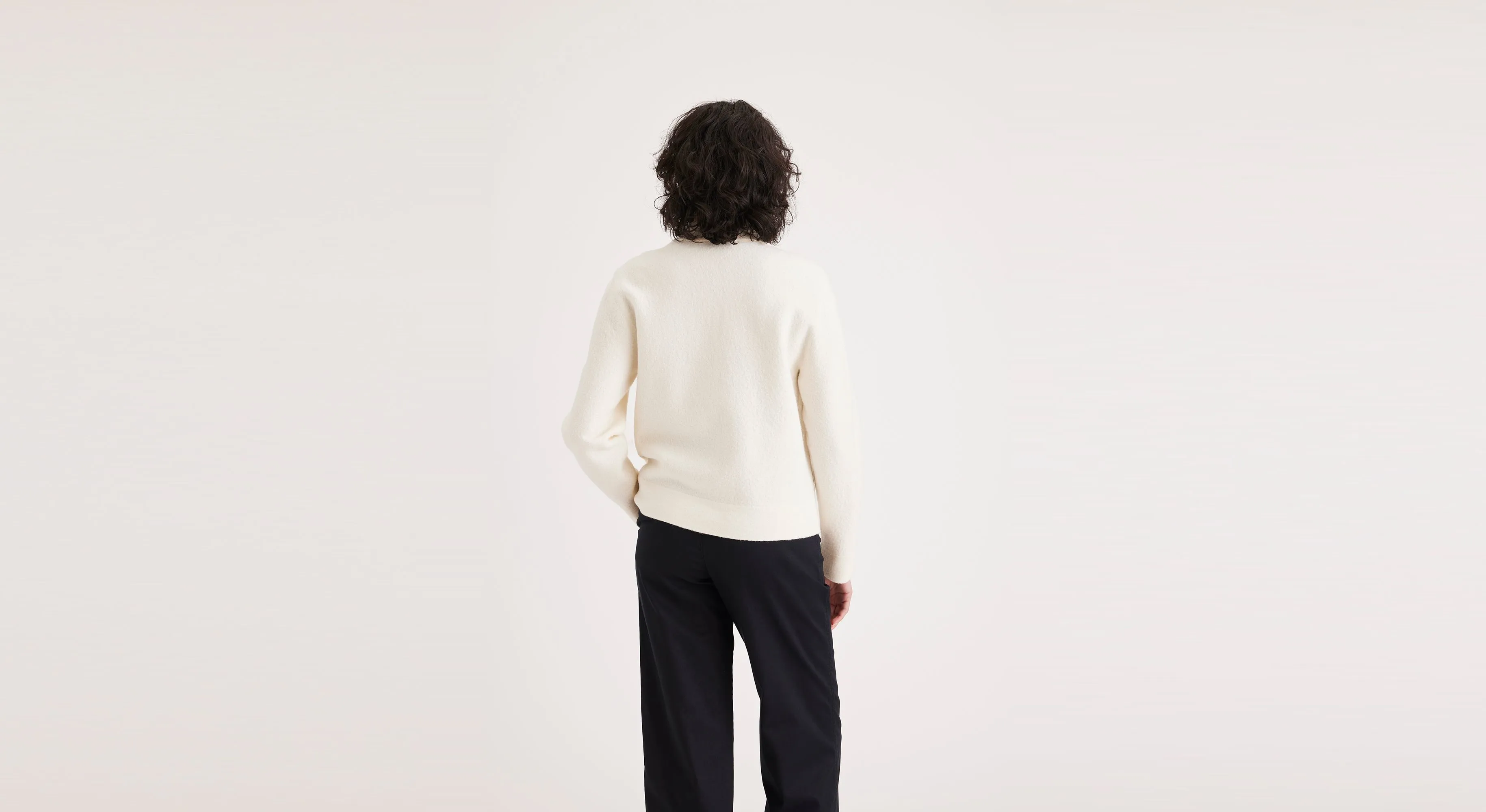 Women's Regular Fit Boiled Wool Jacket
