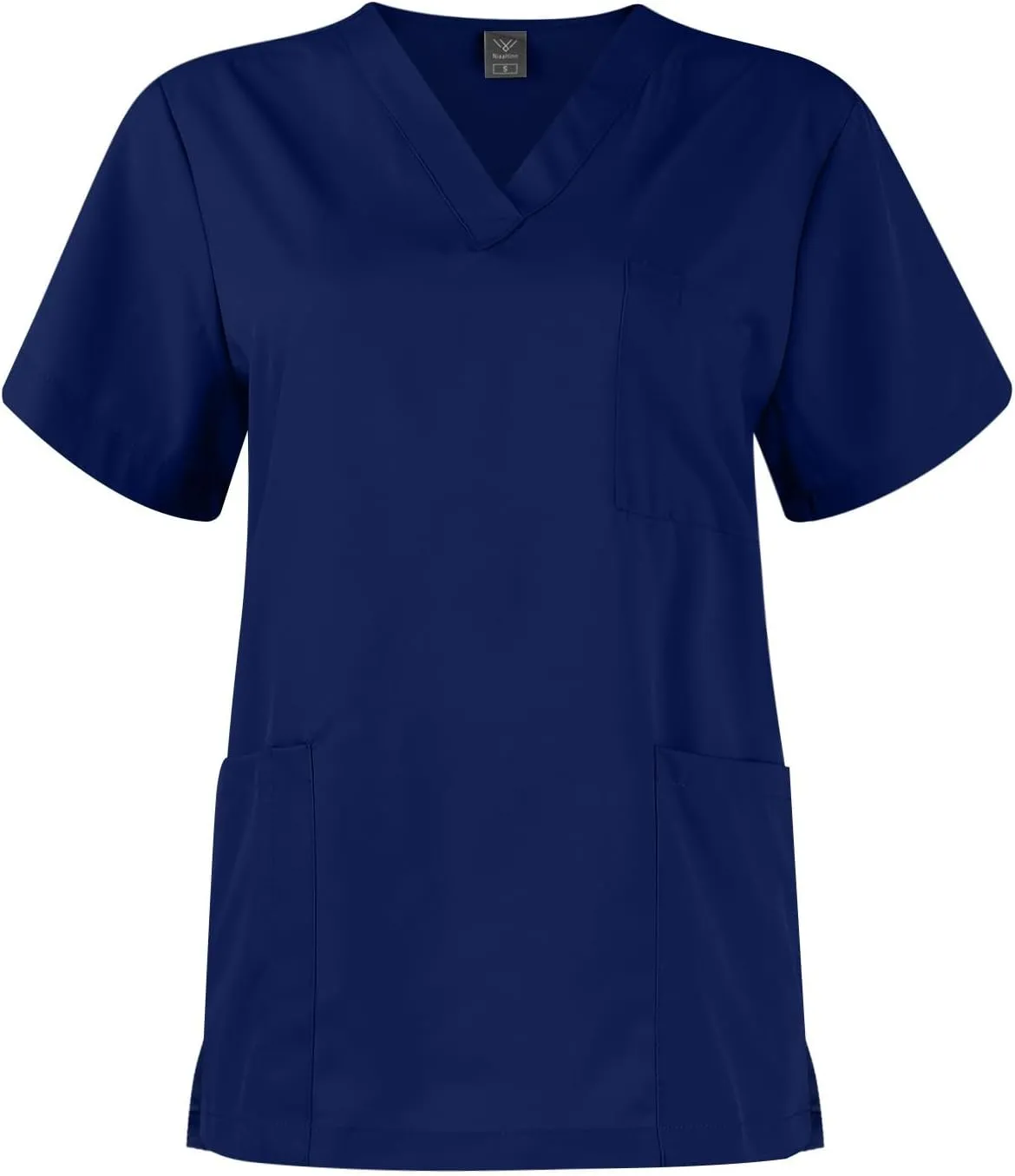 Women's V-Neck Stretch Fit Scrub Top & Jogger Scrubs Pants Multi Pocket Medical Nurse Uniforms Set